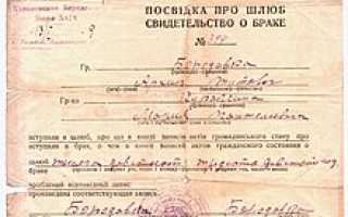 Свидетельство о расторжении брака как юридический документ