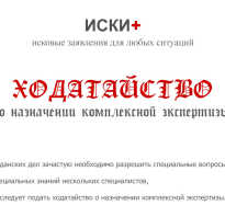 Ходатайство о назначении комиссионной экспертизы. образец и бланк 2021 года