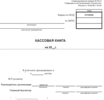 Инструкция и особенности заполнения кассовой книги