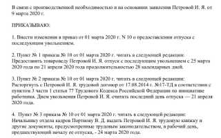 Заявление об отпуске с последующим увольнением. образец и бланк 2021 года
