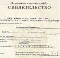 Порядок получения ИНН индивидуальным предпринимателем