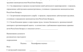 Должностная инструкция инженера по метрологии