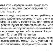 Как уволить совместителя внешнего и внутреннего