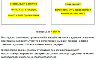 Отказы. бланки, примеры, образцы отказов 2021 года