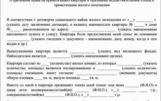 Исковое заявление о признании договора приватизации недействительным. образец заполнения и бланк 2021 года