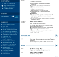 Пример резюме Главного Бухгалтера 8 шаблонов для Главбуха]
