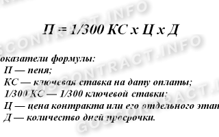 Как начислять неустойку по 44ФЗ