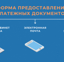 Образец квитанции платежного документа